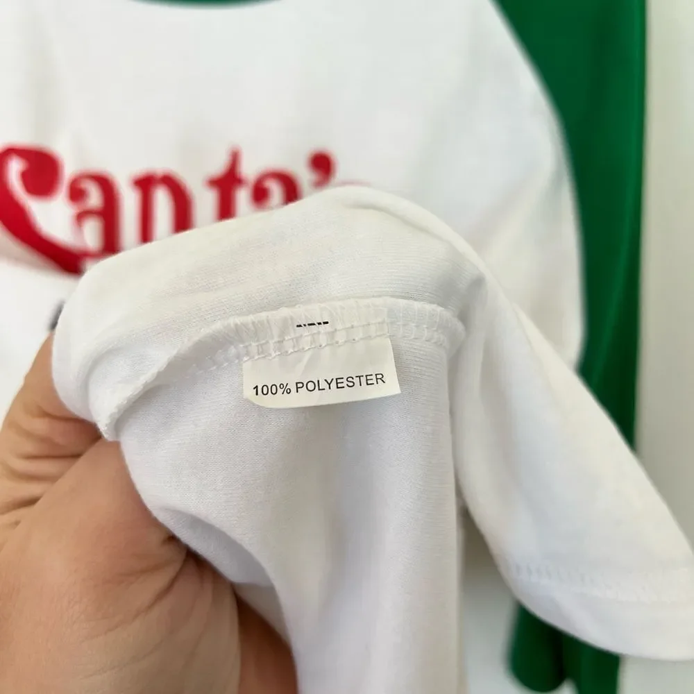 Ugly Christmas shirt | baseball tee | Santa’s coming! from the movie elf